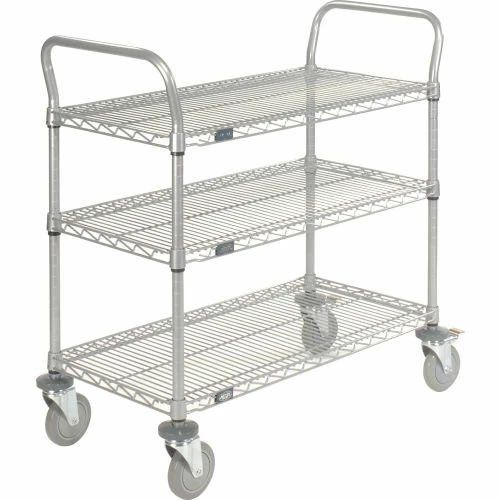 Brand new 👏 Nexel® Utility Cart w/3 Shelves & Poly Brake Casters, 1200 lb. Cap, 36"L x 21"W x 39"H 👏