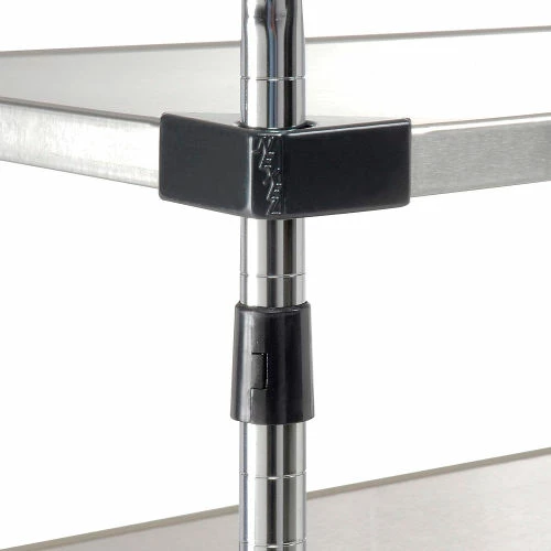 Cheapest π Nexel® Stainless Steel Utility Cart w/3 Shelves, 800 lb. Capacity, 48"L x 24"W x 38"H π - Image 9