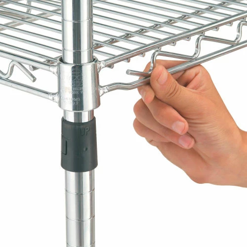 Top 10 𧨠Nexel® Adjustable Chrome Wire Shelf Cart w/3 Shelves, 800 Ib. Capacity, 48"L x 24"W x 40"H π - Image 6