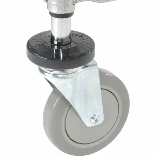 Wholesale β€οΈ Nexel® Chrome Utility Cart w/2 Shelves & Poly Casters, 1200 lb. Capacity, 48"L x 24"W x 39"H π - Image 16