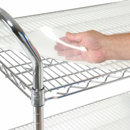 Best deal β€οΈ Nexel® Chrome Utility Cart w/2 Shelves & Pneumatic Casters, 1200 lb. Cap, 30"L x 21"W x 42"H π₯° - Image 5