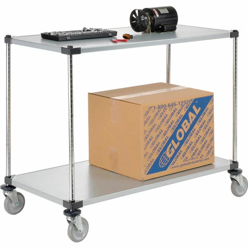 Cheap π₯ Nexel® Adjustable Shelf Cart w/2 Shelves, 800 Ib. Capacity, 48"L x 24"W x 40"H π - Image 5