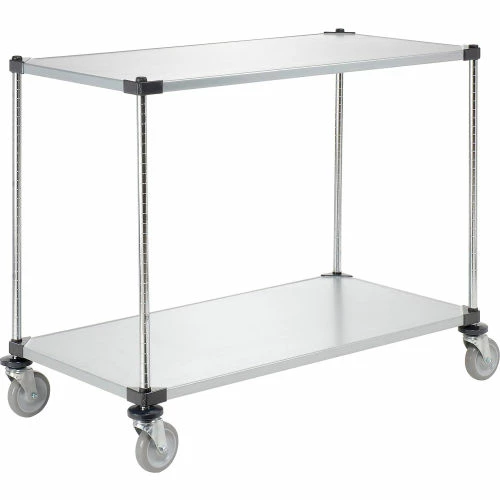 Cheap π₯ Nexel® Adjustable Shelf Cart w/2 Shelves, 800 Ib. Capacity, 48"L x 24"W x 40"H π - Image 7