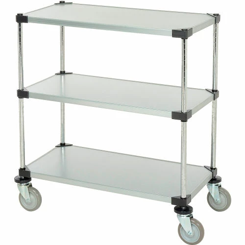 Cheapest β€οΈ Nexel® Adjustable Shelf Cart w/3 Shelves, 800 Ib. Capacity, 36"L x 18"W x 40"H π€© - Image 2