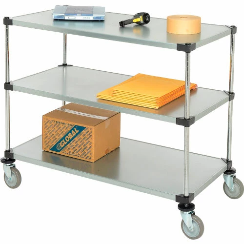 Hot Sale π Nexel® Adjustable Shelf Cart w/3 Shelves, 800 Ib. Capacity, 48"L x 24"W x 40"H β€οΈ - Image 6
