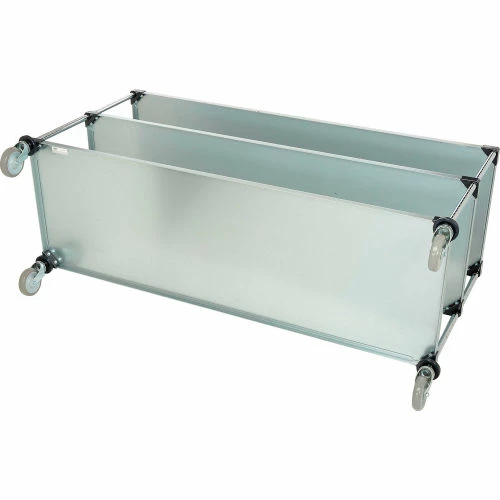 New π Nexel® Adjustable Shelf Cart w/3 Shelves, 800 lb. Capacity, 72"L x 24"W x 40"H, Silver β€οΈ - Image 7