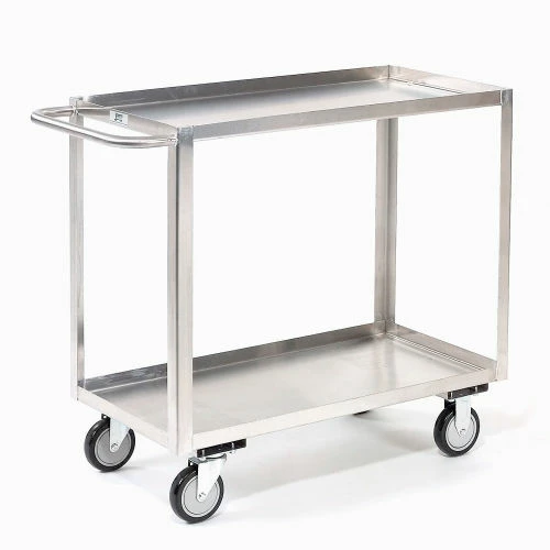 Top 10 βοΈ Jamco Stainless Steel Stock Cart w/2 Shelves, 1200 lb. Capacity, 24" x 18"W x 35"H π