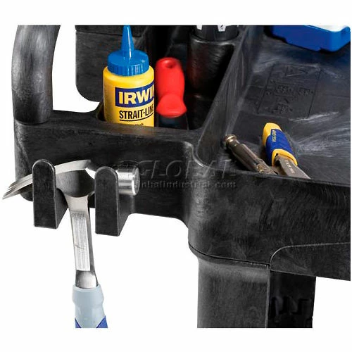 Best Pirce 𧨠Rubbermaid® Plastic Utility Cart w/2 Shelves, 500 lb. Capacity, 44"L x 25"W x 36"H, Black π₯ - Image 7