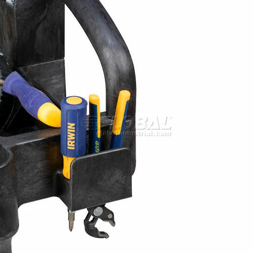 Best Pirce 𧨠Rubbermaid® Plastic Utility Cart w/2 Shelves, 500 lb. Capacity, 44"L x 25"W x 36"H, Black π₯ - Image 8