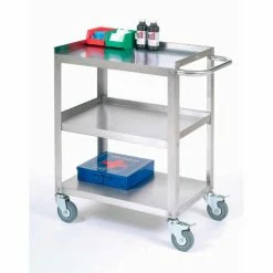 Hot Sale 🛒 Global Industrial™ Steel Utility Cart, 400 lb. Capacity, 24"L x 16-1/4"W x 33"H ✨