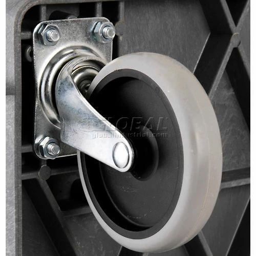 Promo π₯° Global Industrial Utility Cart w/2 Shelves & 5" Casters, 500 lb. Capacity, 40"L x 17"W x 33"H 𧨠- Image 13