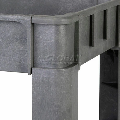 Promo π₯° Global Industrial Utility Cart w/2 Shelves & 5" Casters, 500 lb. Capacity, 40"L x 17"W x 33"H 𧨠- Image 24