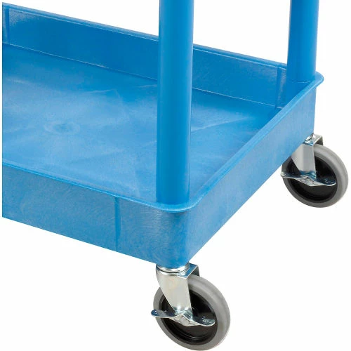 Best reviews of π― Luxor® BUSTC111BU Blue 3 Shelf Tray Shelf Plastic Cart 24 x 18 π - Image 7