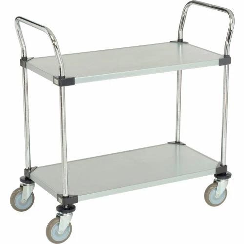 Best deal π Nexel® Galvanized Steel Utility Cart w/2 Shelves, 800 lb. Capacity, 36"L x 18"W x 38"H βοΈ