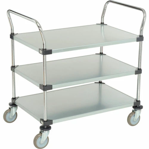 Best reviews of π Nexel® Galvanized Steel Utility Cart w/3 Shelves, 800 lb. Capacity, 36"L x 24"W x 38"H π§¨
