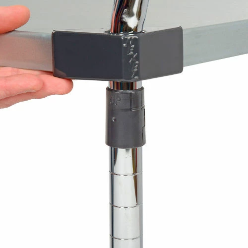 Best reviews of π Nexel® Galvanized Steel Utility Cart w/3 Shelves, 800 lb. Capacity, 36"L x 24"W x 38"H 𧨠- Image 8