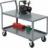 Top 10 🔥 Jamco Service Cart w/2 Shelves, 2400 lb. Capacity, 48"L x 30"W x 31"H, Gray 🎁