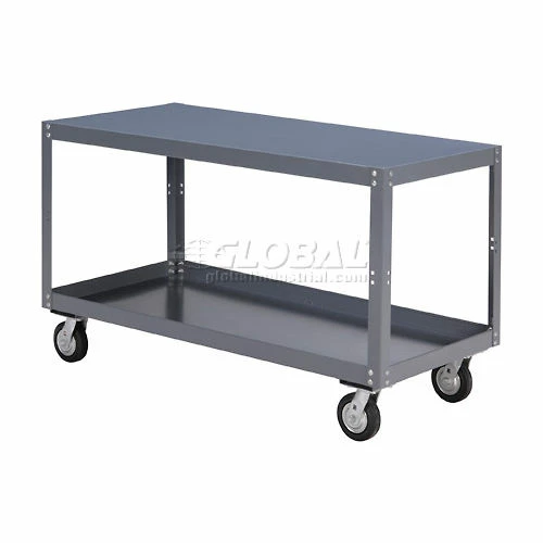 Best Sale β Global Industrial Portable Steel Table w/2 Shelves, 1200 lb. Capacity, 60"L x 30"W x 30"H π - Image 5
