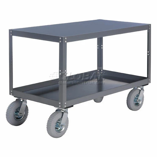 Top 10 π Global Industrial Portable Steel Table w/2 Shelves, 1200 lb. Capacity, 72"L x 36"W x 33-1/2"H π - Image 4