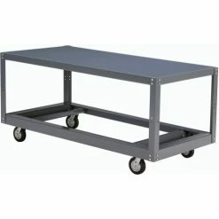 Flash Sale π Global Industrial Portable Steel Table w/1 Shelf, 1200 lb. Capacity, 48"L x 24"W x 30"H β