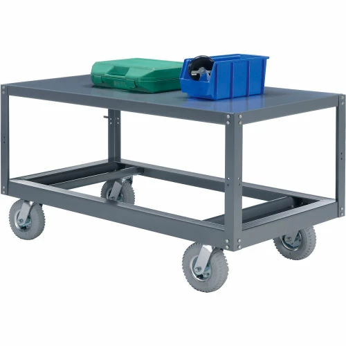 Flash Sale π― Global Industrial Portable Steel Table w/1 Shelf, 1200 lb. Capacity, 60"L x 30"W x 33-1/2"H π