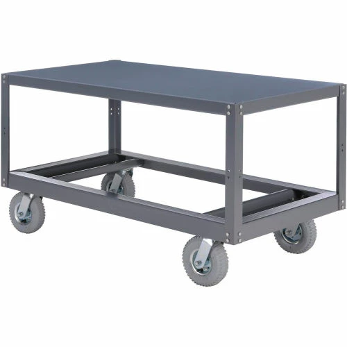 Deals β€οΈ Global Industrial Portable Steel Table w/1 Shelf, 1200 lb. Capacity, 72"L x 36"W x 33-1/2"H π - Image 2