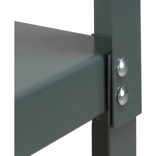 Brand new 𧨠Global Industrial Service Cart w/2 Shelves, 1200 lb. Capacity, 48"L x 24"W x 27"H, Gray π - Image 14