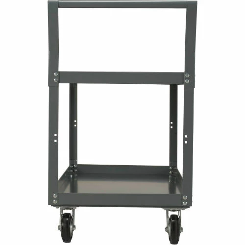 Budget π Global Industrial Service Cart w/2 Shelves, 1200 lb. Capacity, 36"L x 24"W x 27"H, Gray β - Image 5