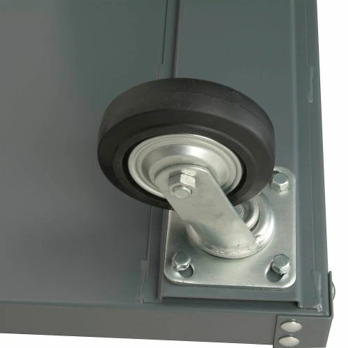 Top 10 π― Global Industrial Service Cart w/2 Shelves, 1200 lb. Capacity, 60"L x 30"W x 27"H, Gray 𧨠- Image 8