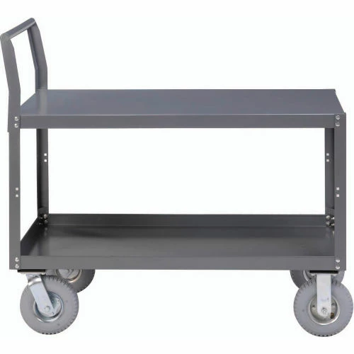 Brand new π― Global Industrial Service Cart w/2 Shelves, 1200 lb. Capacity, 48"L x 24"W x 31"H, Gray π - Image 3