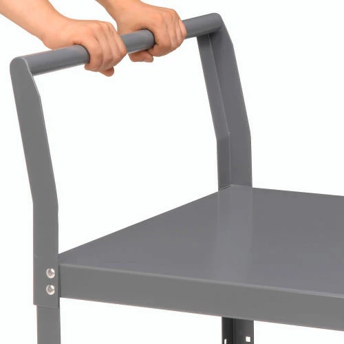 Top 10 π€© Global Industrial Service Cart w/2 Shelves, 1200 lb. Capacity, 60"L x 30"W x 31"H, Gray π - Image 19