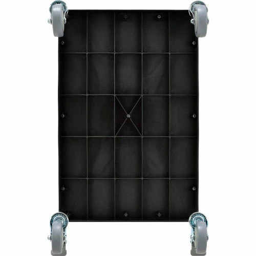 Deals π Global Industrial Service Cart w/2 Shelves, 440 lb. Capacity, 26"L x 17"W x 37"H, Black π - Image 7