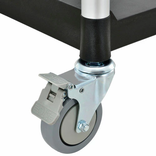 New π Global Industrial Service Cart w/3 Shelves, 550 lb. Capacity, 26"L x 17"W x 39"H, Black π₯° - Image 12