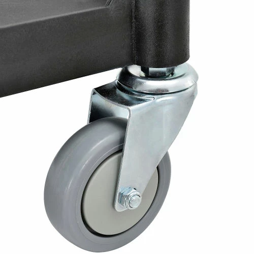 Hot Sale π Global Industrial Utility Cart, 2 Shelves, 2 Drawers, 440 lb. Cap, 26"L x 17"W x 37"H, Black π - Image 11