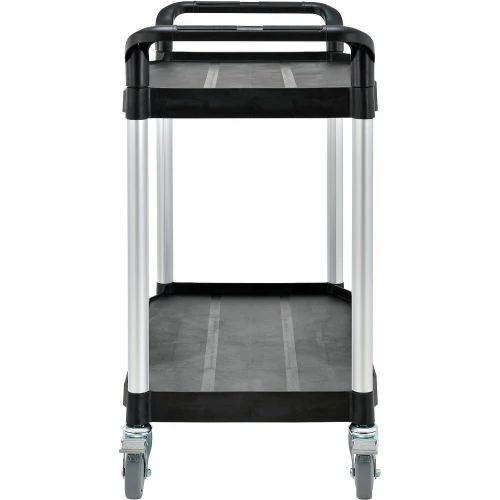 Outlet 𧨠Global Industrial Service Cart w/2 Shelves, 440 lb. Capacity, 36"L x 20"W x 37"H, Black π - Image 5
