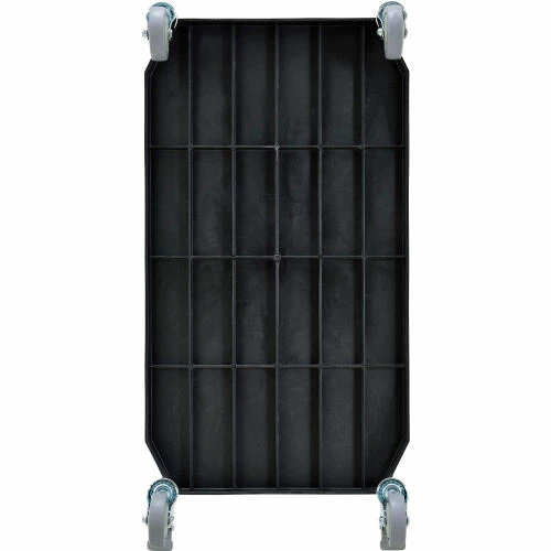 Outlet 𧨠Global Industrial Service Cart w/2 Shelves, 440 lb. Capacity, 36"L x 20"W x 37"H, Black π - Image 7