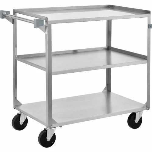Budget π₯ Global Industrial Steel Utility Cart, 500 lb. Capacity, 27-5/8"L x 16-3/4"W x 32"H π - Image 2