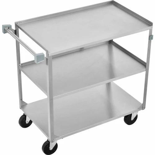 Budget π₯ Global Industrial Steel Utility Cart, 500 lb. Capacity, 27-5/8"L x 16-3/4"W x 32"H π - Image 6