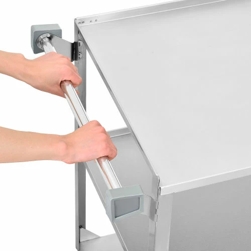 Budget π₯ Global Industrial Steel Utility Cart, 500 lb. Capacity, 27-5/8"L x 16-3/4"W x 32"H π - Image 8