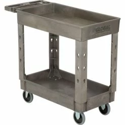 Promo π Global Industrial Utility Cart w/2 Shelves, 500 lb. Cap, 38"L x 17-1/2"W x 32-1/2"H, Gray π―