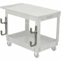 Top 10 🎉 Global Industrial™ Deep Square Hooks for Utility Cart, 4-3/8"W x 13-1/8"H, Gray, 2/Pack 🥰