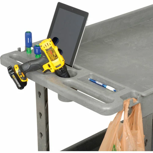 Best Sale β Global Industrial Tray Top Utility Cart w/3 Shelves, 44"L x 25-1/2"W x 35-1/2"H, Gray π₯ - Image 30