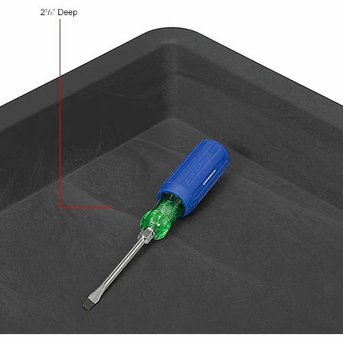 New π Global Industrial Utility Cart w/2 Shelves & 5" Casters, 44"L x 25-1/2"W x 32-1/2"H, Black π - Image 38