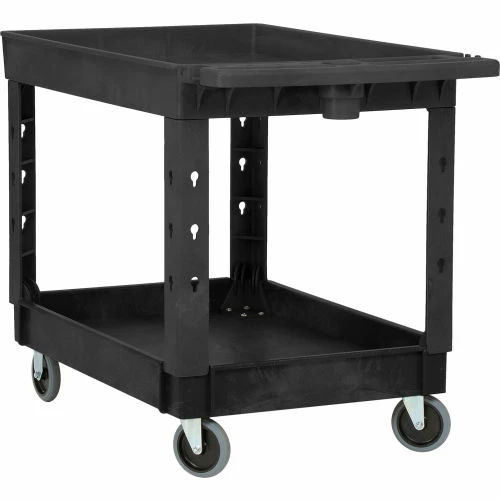 New π Global Industrial Utility Cart w/2 Shelves & 5" Casters, 44"L x 25-1/2"W x 32-1/2"H, Black π - Image 15