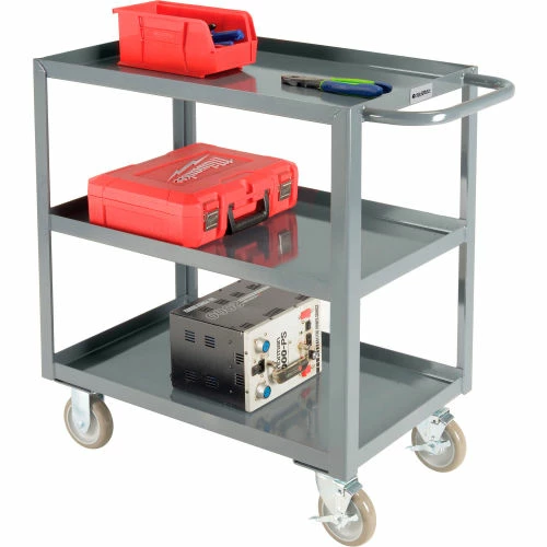 Wholesale β Global Industrial Steel Utility Cart w/3 Tray Shelves, 1200 lb. Capacity, 30"L x 18"W x 35"H π - Image 2
