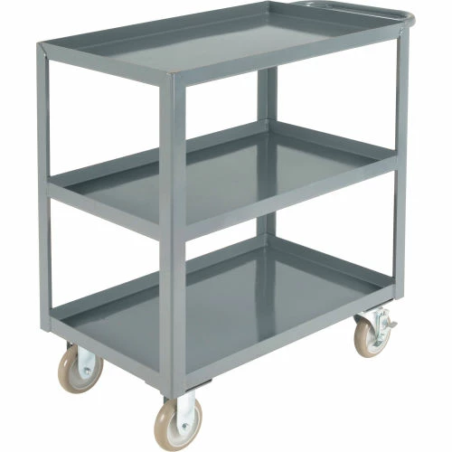 Wholesale β Global Industrial Steel Utility Cart w/3 Tray Shelves, 1200 lb. Capacity, 30"L x 18"W x 35"H π - Image 3