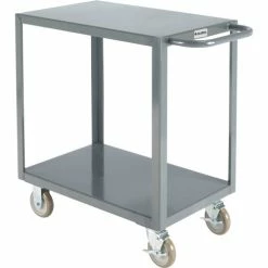 Best Sale 🎉 Global Industrial™ Steel Utility Cart w/3 Shelves, 1200 lb. Capacity, 30"L x 18"W x 35"H ⌛