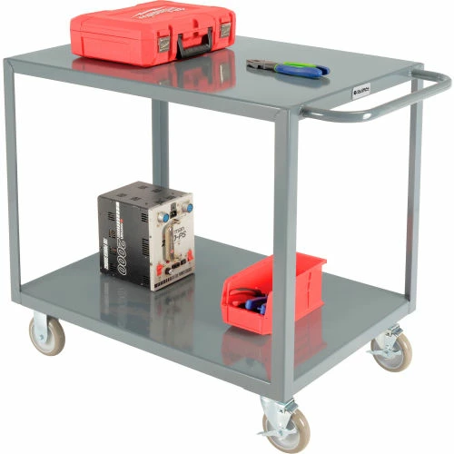 Wholesale π― Global Industrial Steel Utility Cart w/ 2 Shelves, 1200 lb. Capacity, 36"L x 24"W x 35"H π - Image 2
