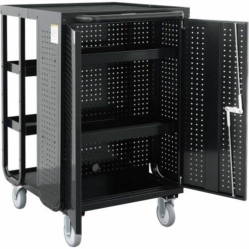 Hot Sale π Global Industrial Steel Receiving Cart w/ 4 Shelves, 28"L x 31"W x 44"H, Black π - Image 2