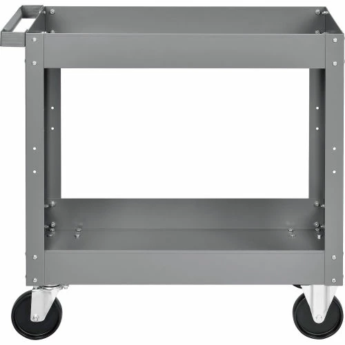 Cheapest β€οΈ Global Industrial Steel Stock Cart w/2 Shelves, 500 lb. Capacity, 30"L x 16"W x 32"H π - Image 3